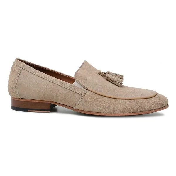 Loafer Barbieri Camurça Areia