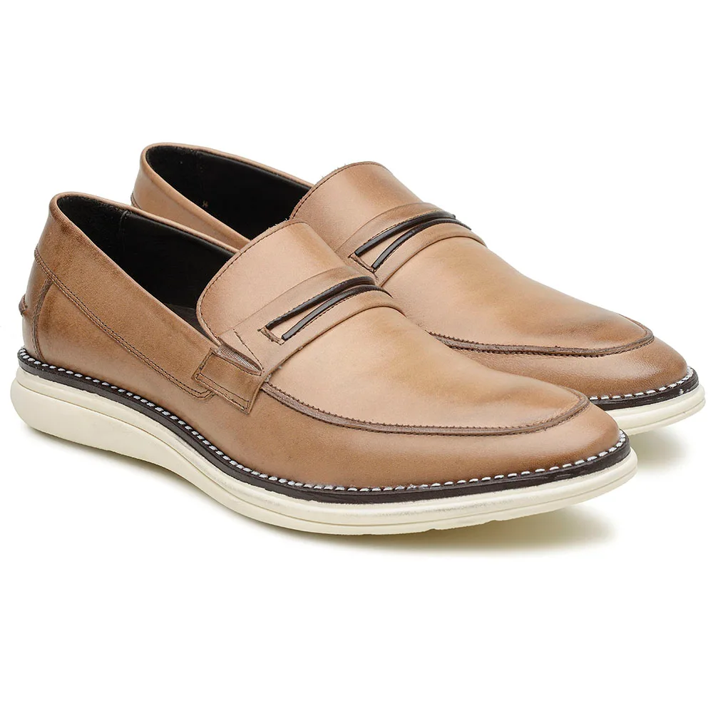 Sapato Casual Rosati Tan