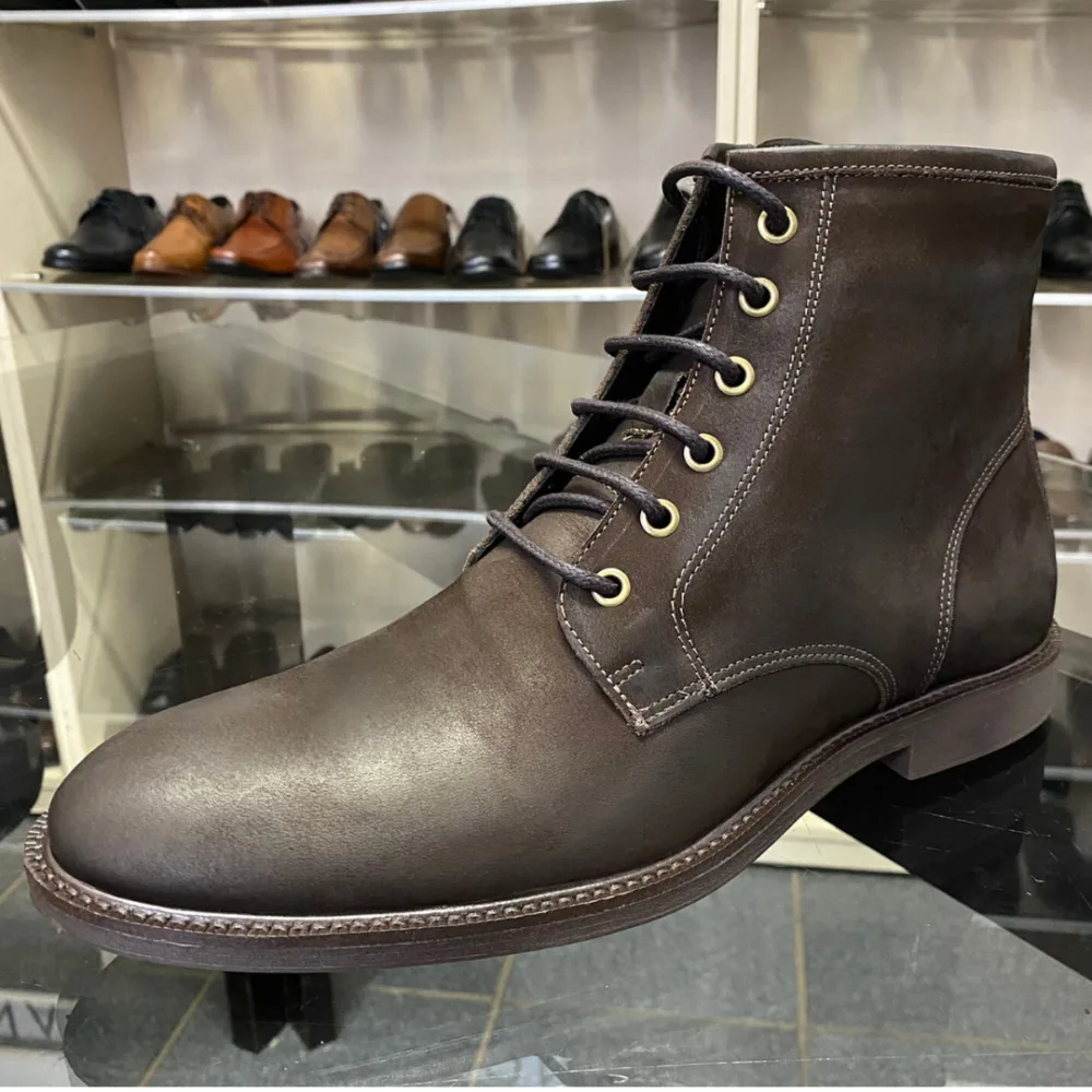 Bota Social Nobuck Canello Café