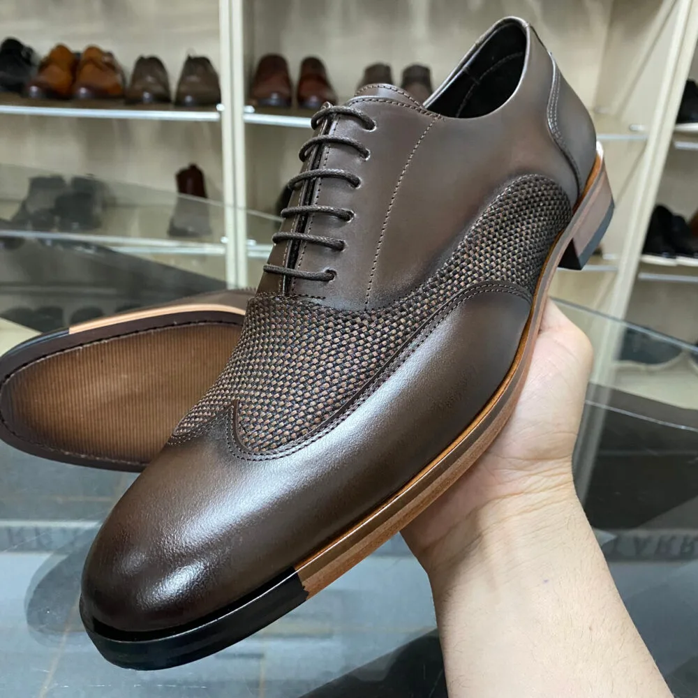 Sapato Social Enrico Café moss