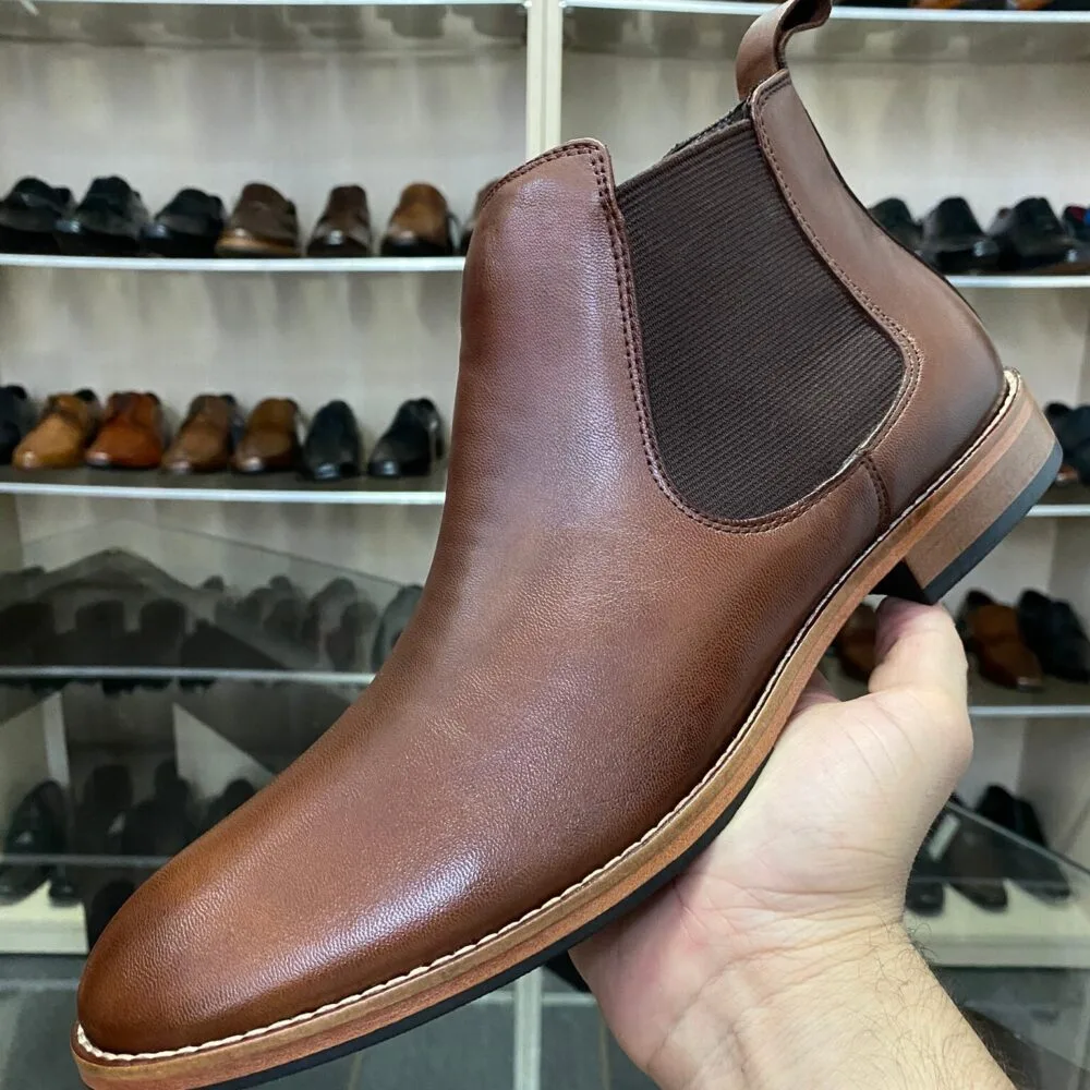 Bota Social Chelsea Ferrara Marrom
