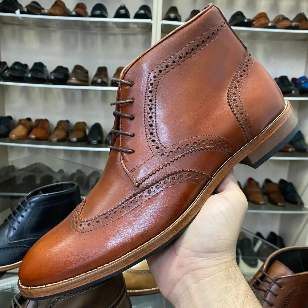 Bota Social Parisi Caramelo
