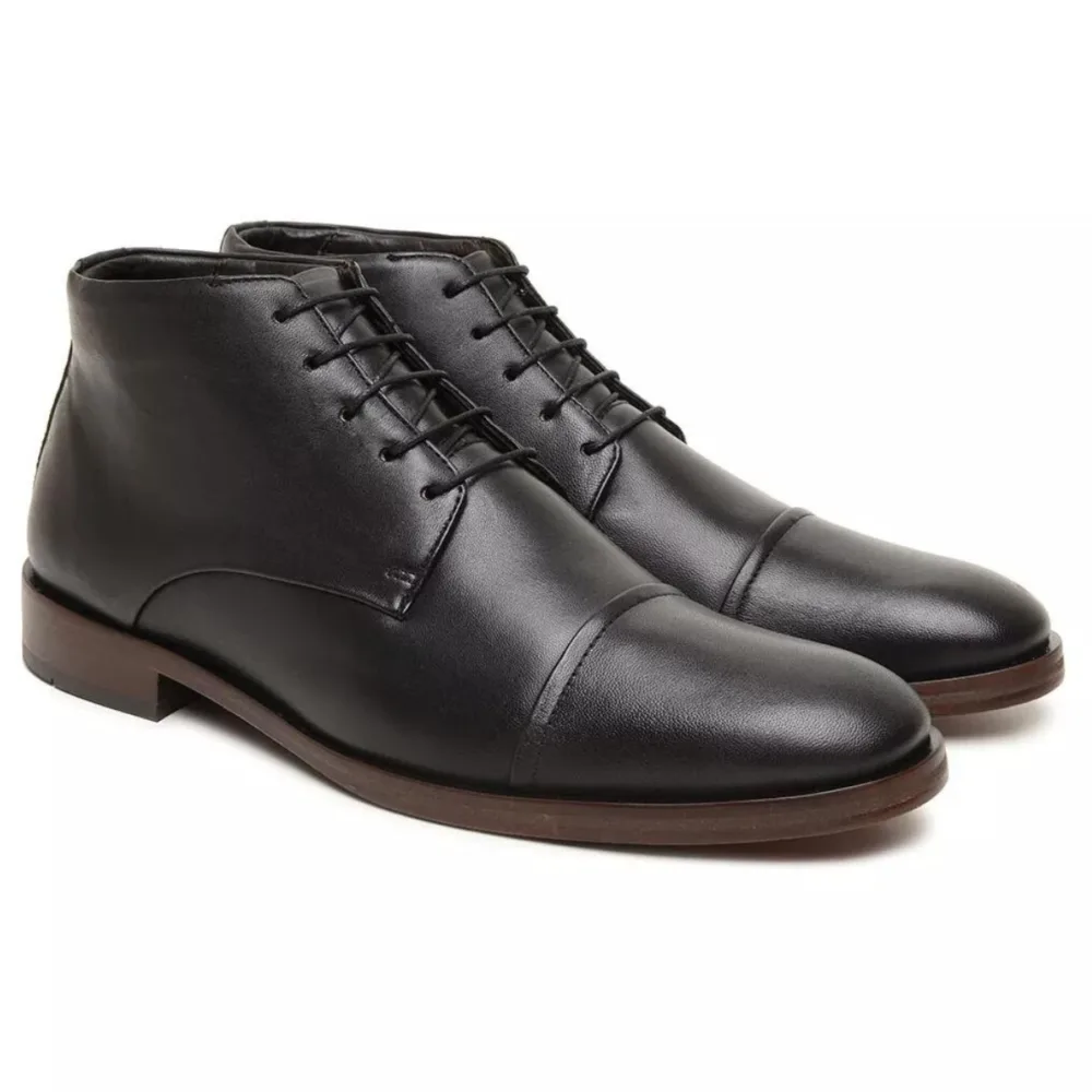 Bota Social Ankle Boot Tommazo Preto