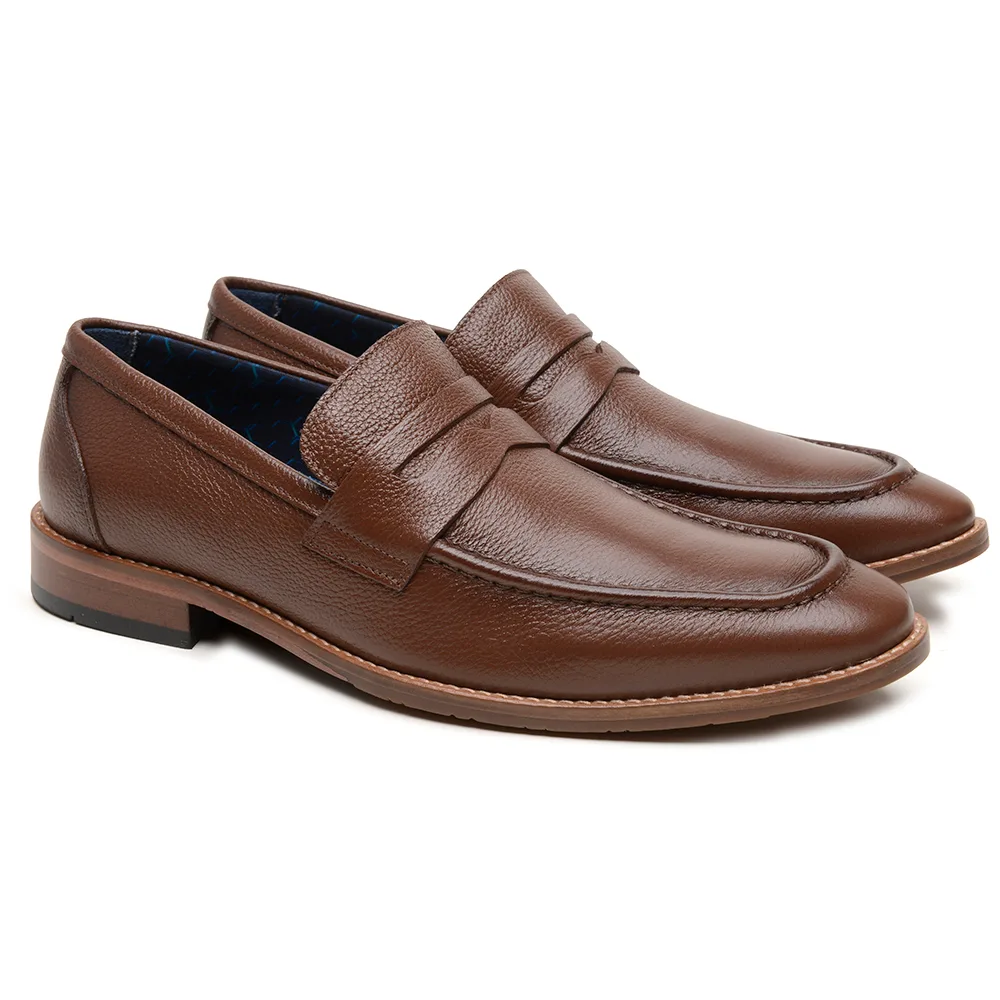 Loafer Pugliese Mouro - Sola Antiderrapante