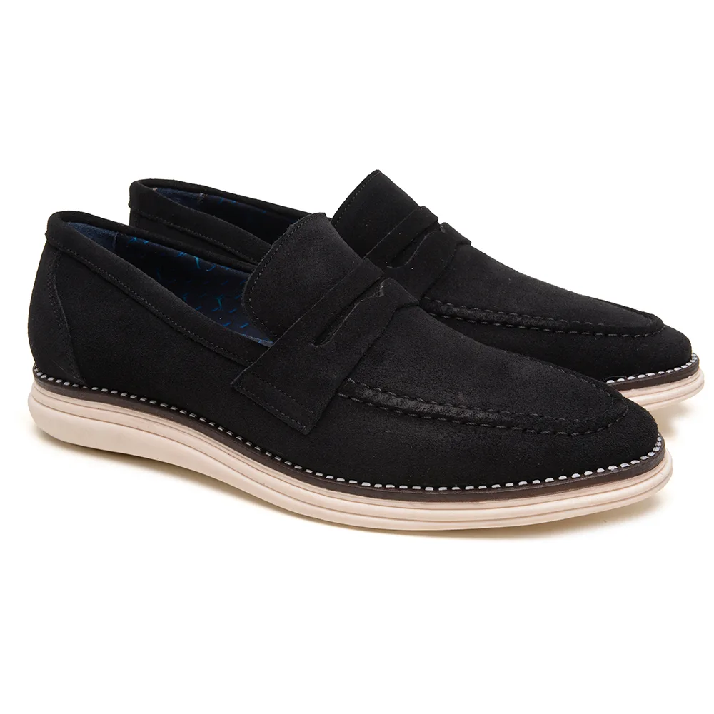 Sapato Gentile Camurça Preto