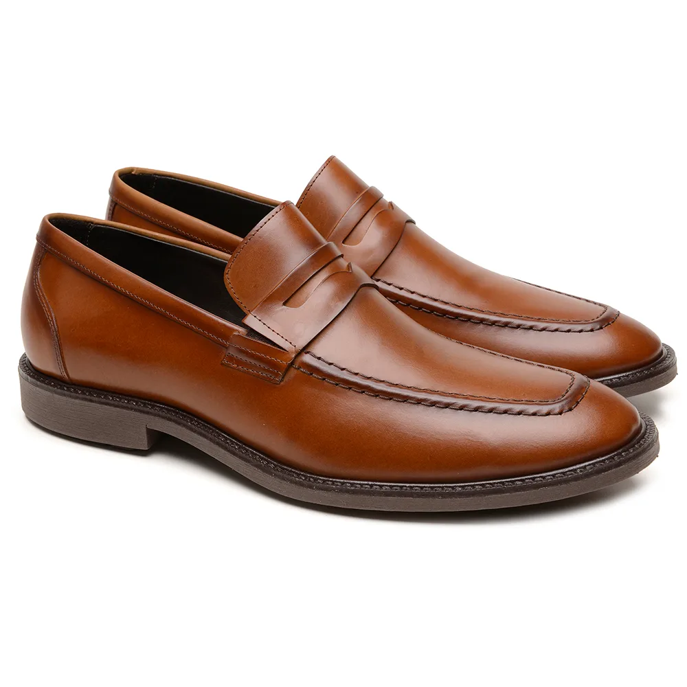 Loafer Marchesi Whisky Escuro - Sola Trend