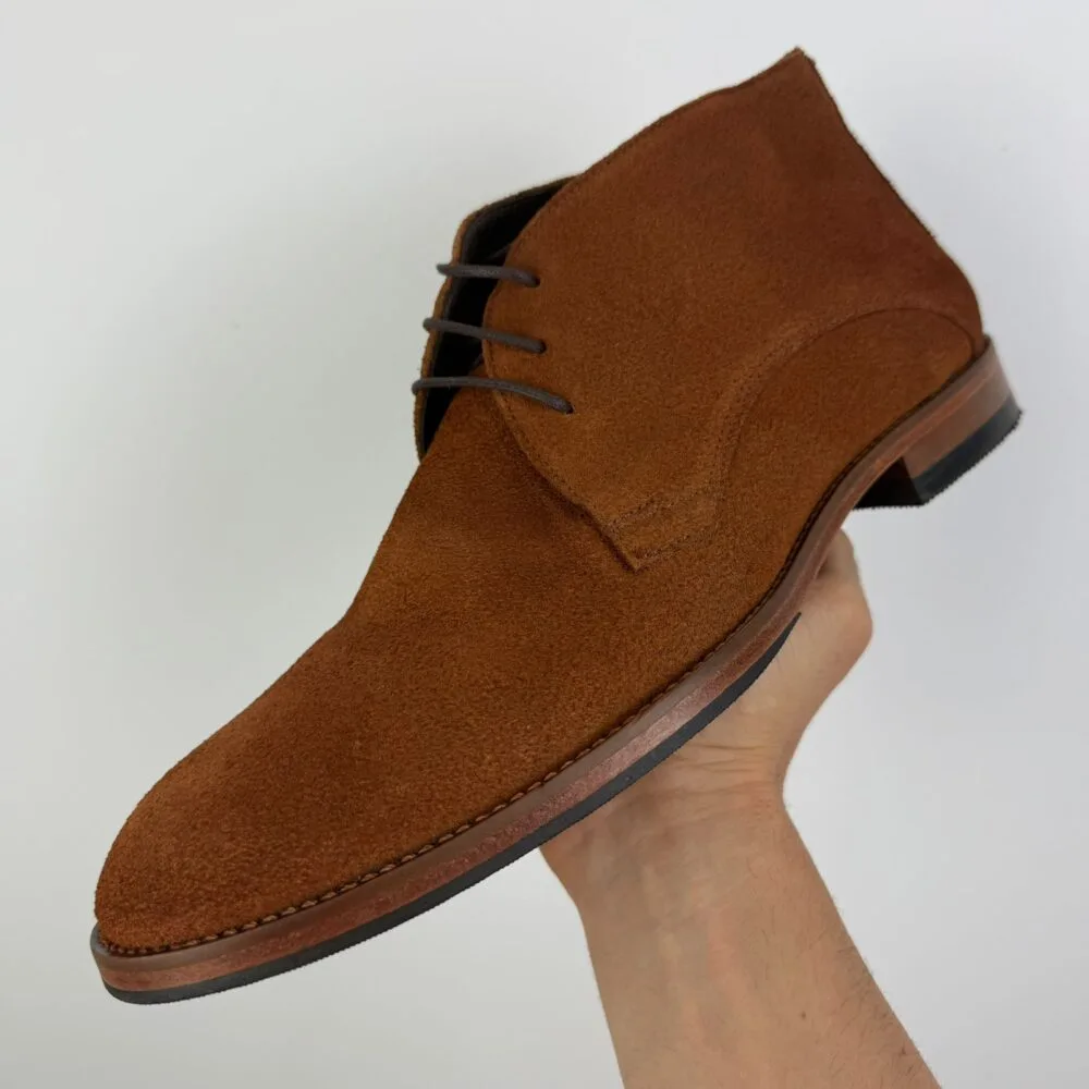 Bota Social Nobuck Giuseppe Ferrugem