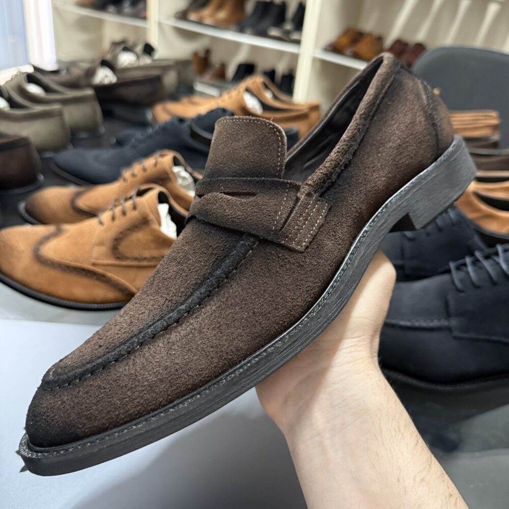 Loafer Camurça Chevalier Café Fumex