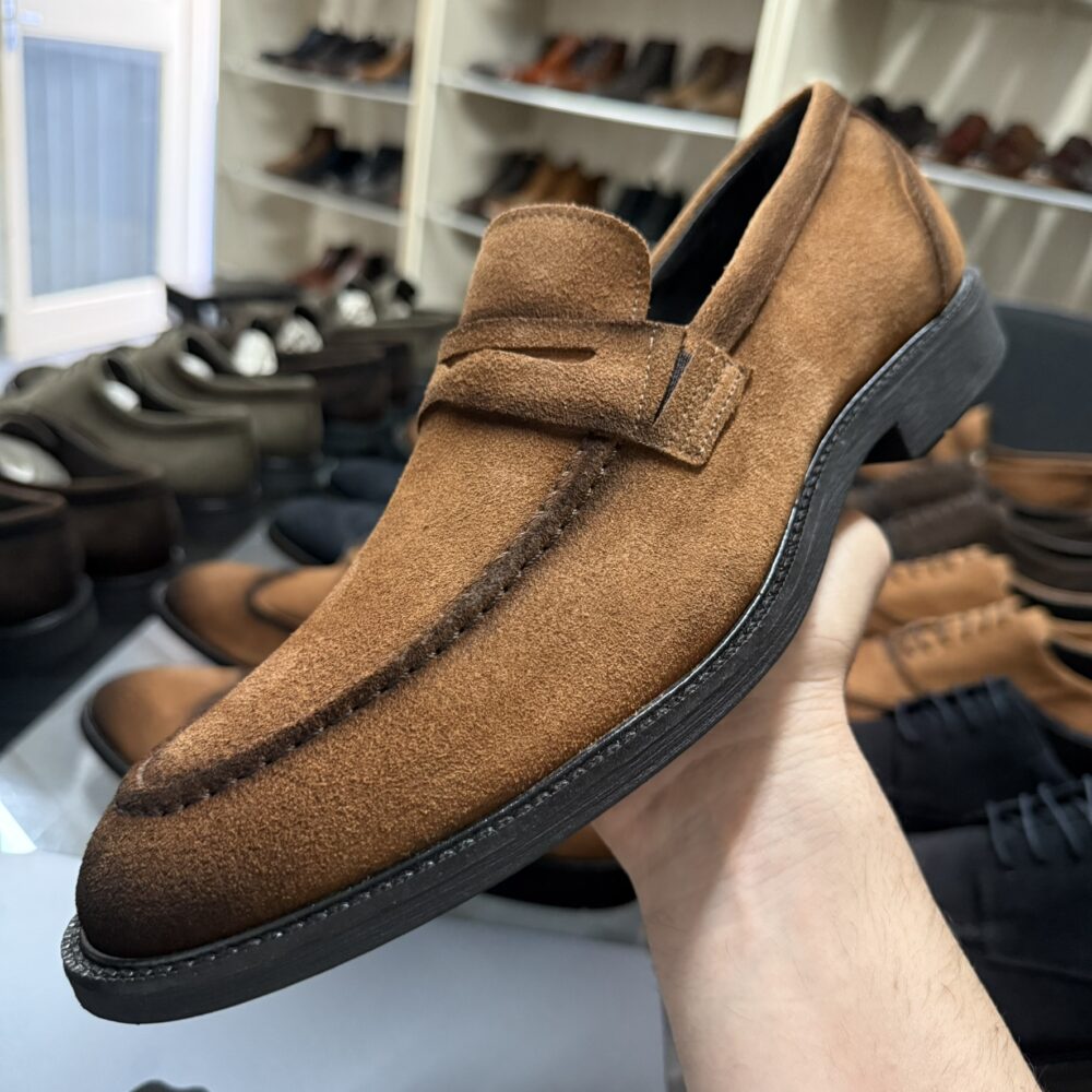 Loafer Camurça Chevalier Ferrugem Fumex