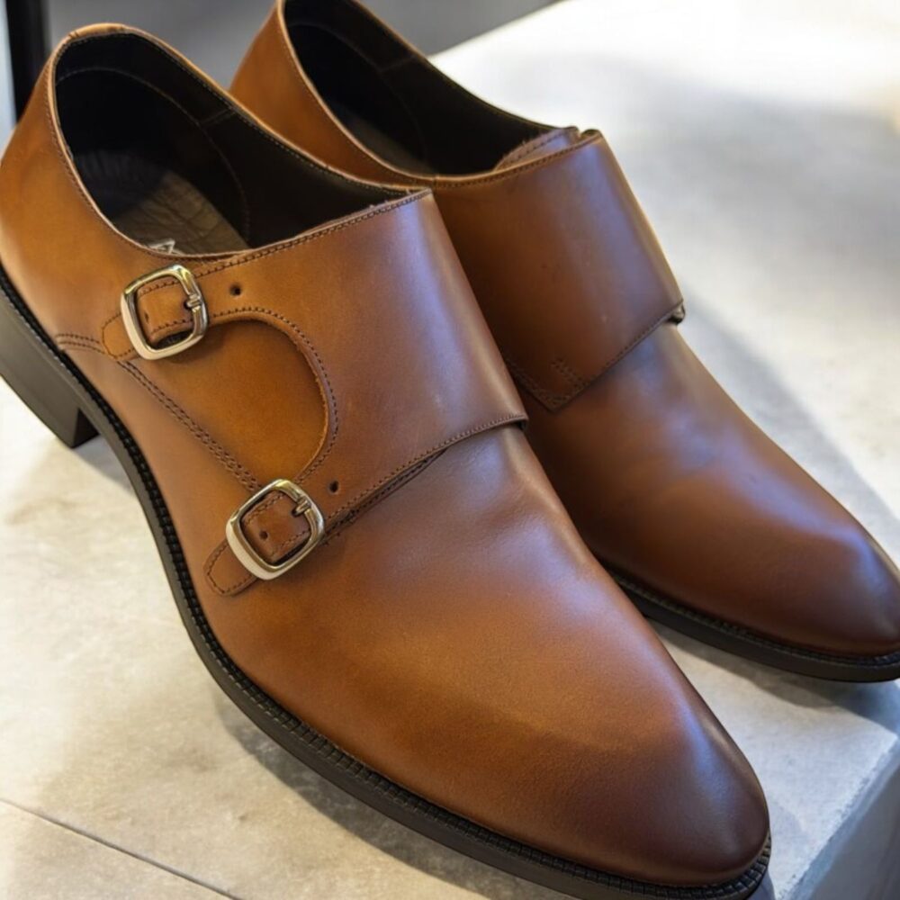 Sapato Monk Strap Petrov Whisky