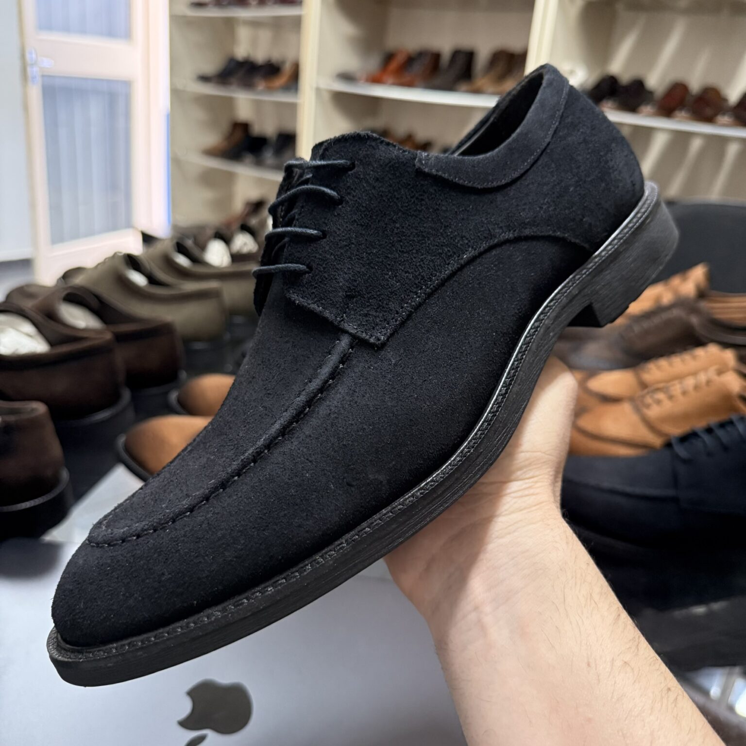 Sapato Social Camurça Esposito Preto – TARRAGONA