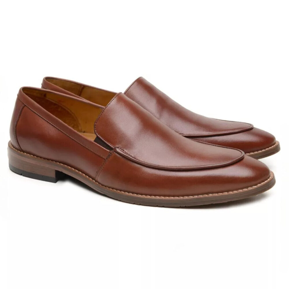 Loafer Marcone Caramelo - Sola Antiderrapante