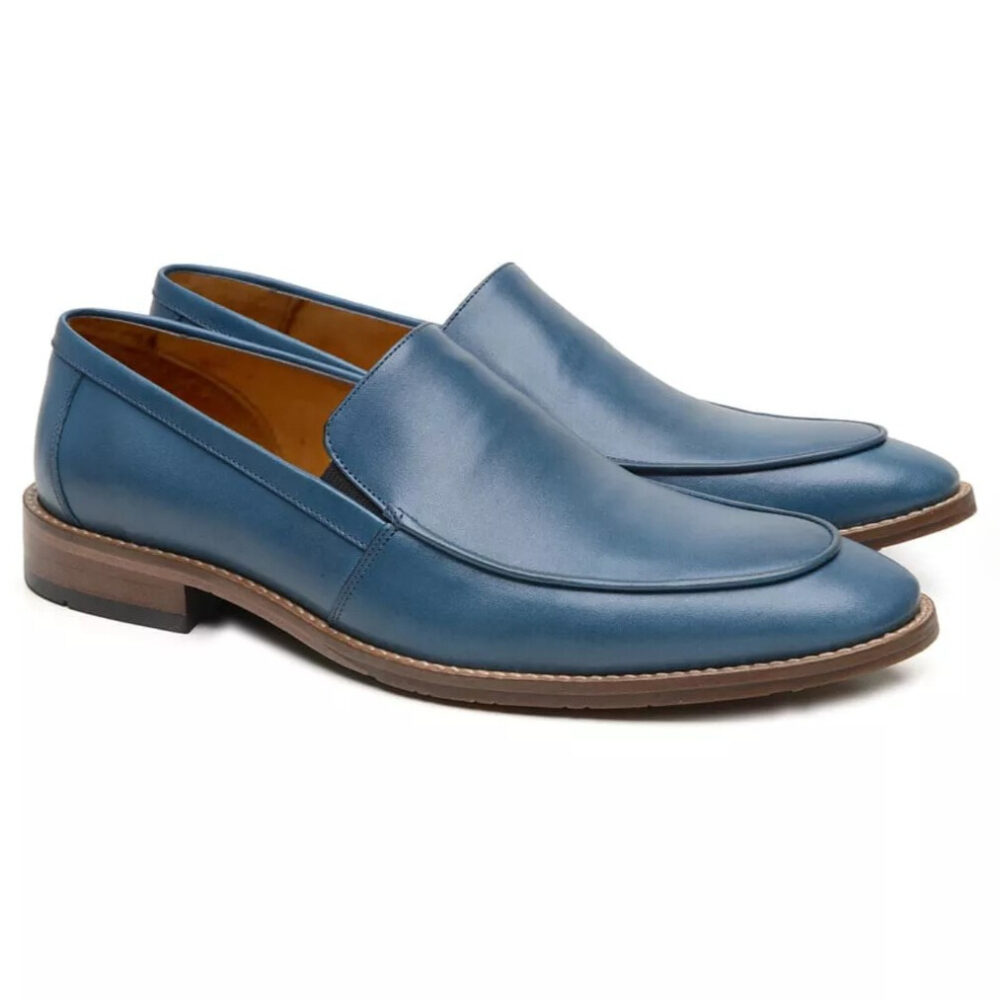 Loafer Marcone Azul Sky - Sola Antiderrapante