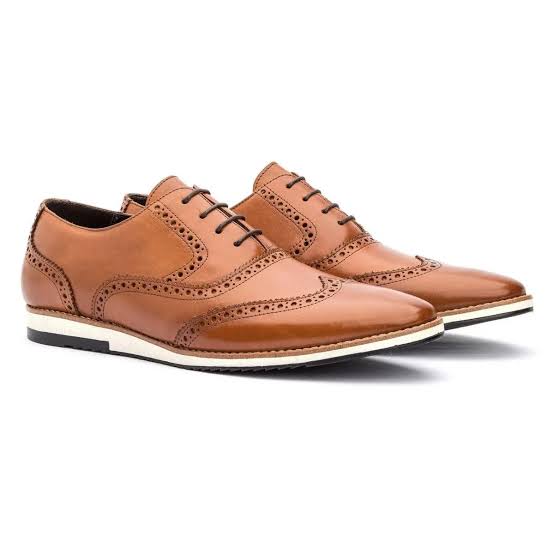 Sapato Casual Brogue Whisky
