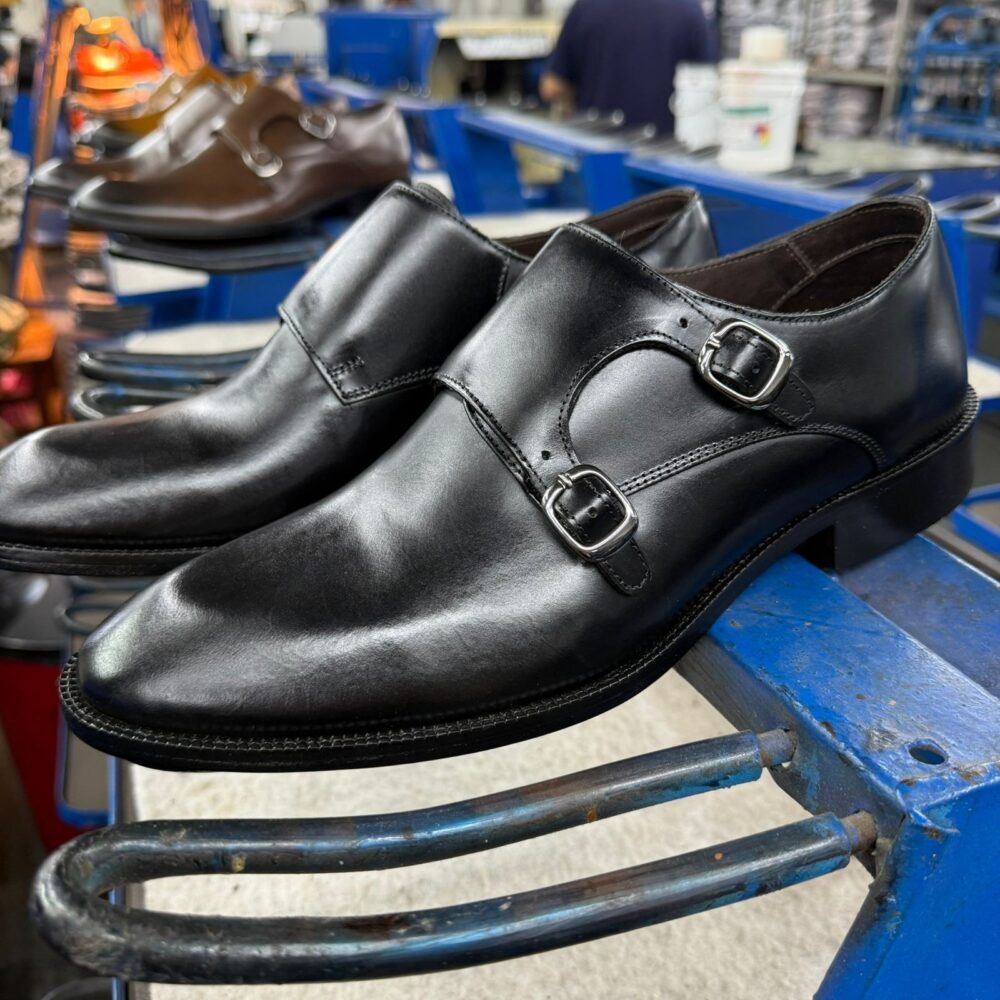 Sapato Monk Strap Petrov Preto