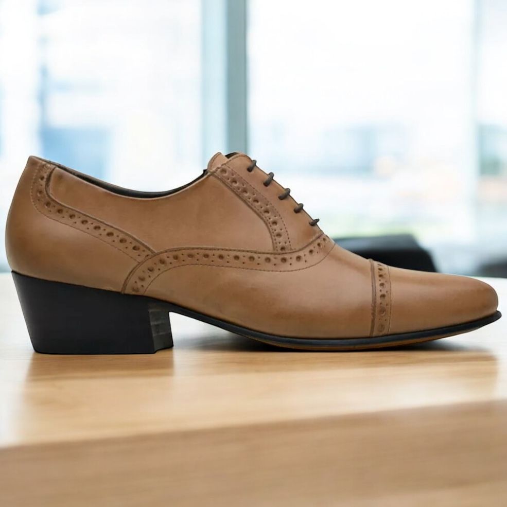 Sapato Para Dança de Salão - Astaire Brogue Tan