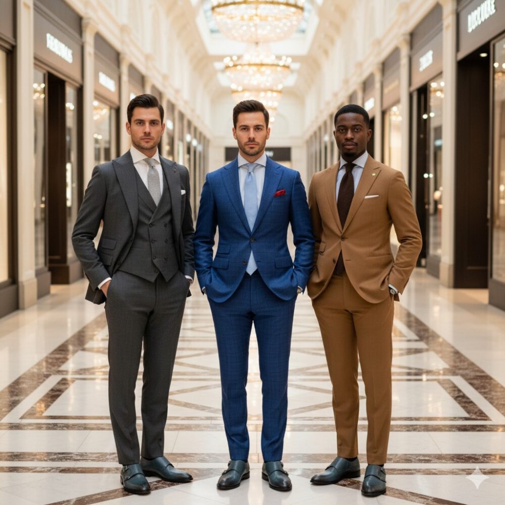 Sapato Monk Strap Petrov Navy